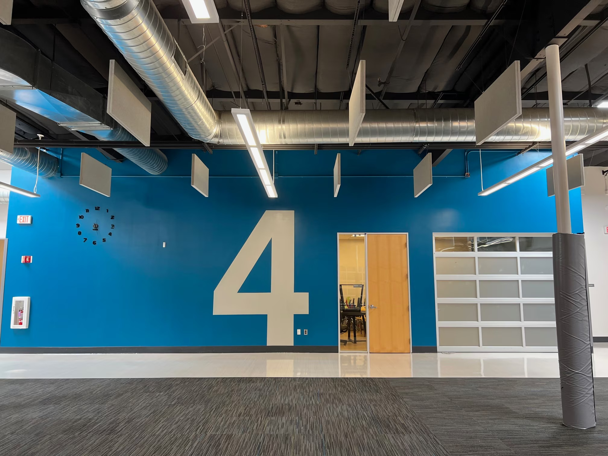 Large open hall inside the Sunnyvale building